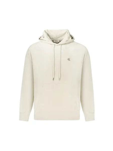 Dzianinowa bluza Calvin Klein beżowa