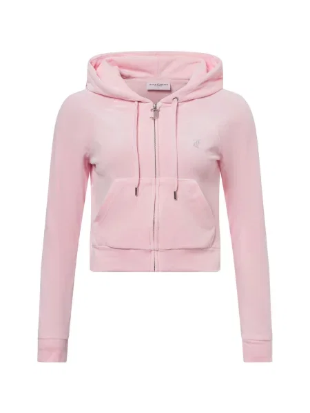 Juicy by Juicy Couture kurtka z kapturem Madison Kobiety wzorzysty S różowy