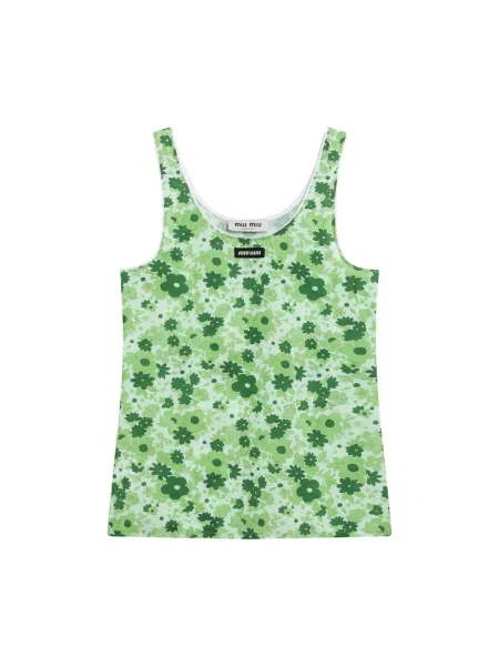 Top Miu Miu zielony