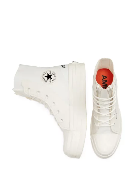 Kožené tenisky Converse černé