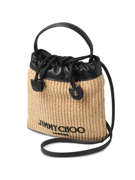 Geantă Jimmy Choo cu broderie cu cordon