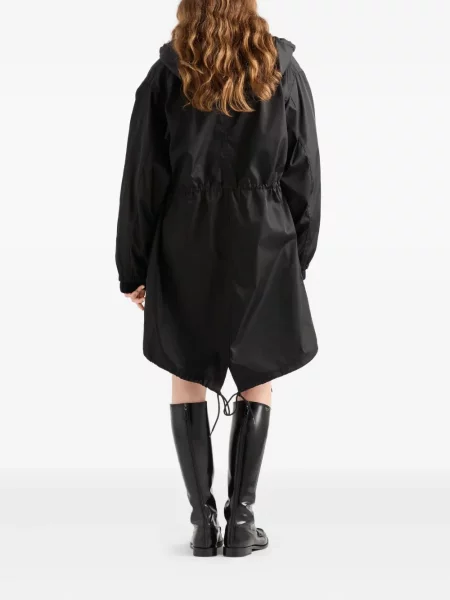 Geacă parka Prada cu glugă negru
