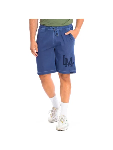 Pantaloni La Martina albastru
