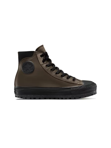 Wodoodporne trampki Converse skórzane brązowe