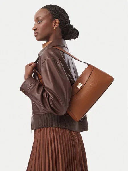 Torbica Calvin Klein Mix Media Shoulder Bag smeđa