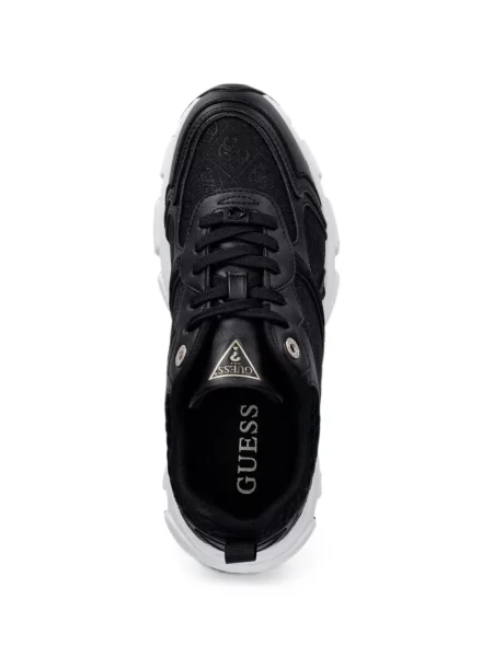 Top Guess alergare cu autograf negru