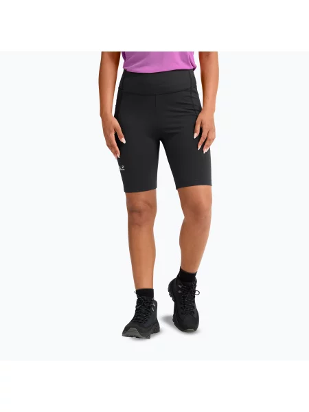 Pantaloni scurți de trekking pentru femei Jack Wolfskin Wildstride black negru
