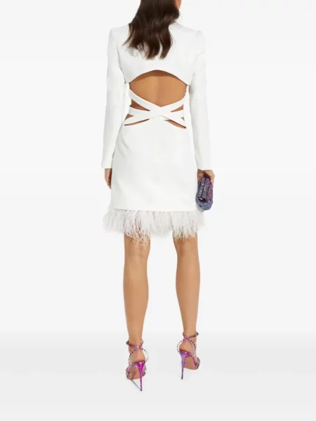 Rochie mini Patbo de costum alb
