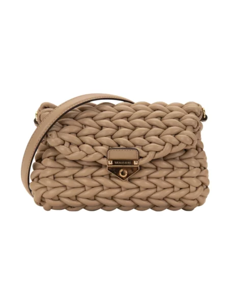 Torebka crossbody Michael Kors skórzana beżowa