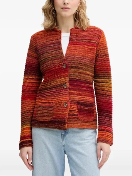 Cardigan Benetton tricotate roșu