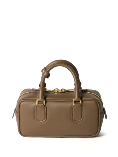 Geanta de piele Miu Miu din piele verde