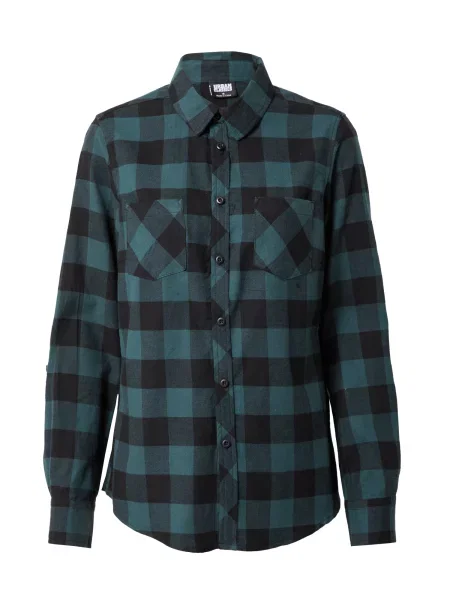 Urban Classics Bluză / albastru negru