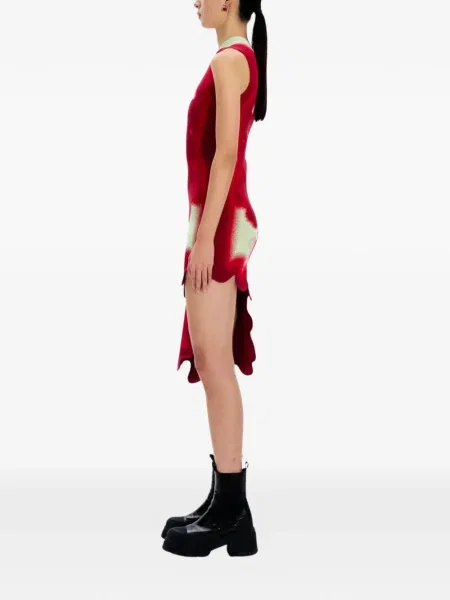 Sukienka midi Ph5 do kolan garniturowa czerwona