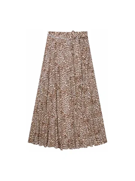 Spódnica plisowana Munthe brązowa