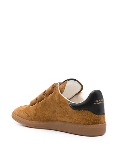 Sneakerși Isabel Marant cu bretele maro