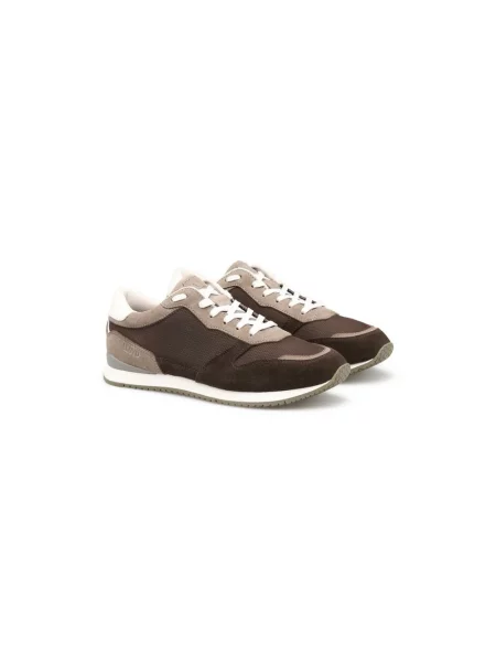 Sneakersy Lloyd skórzane brązowe