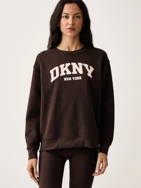 DKNY hanorac pentru femei cu maro