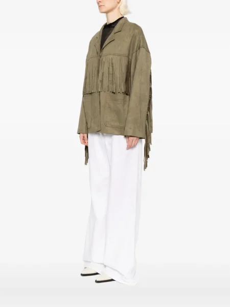 Geacă Blaklace cu franjuri verde