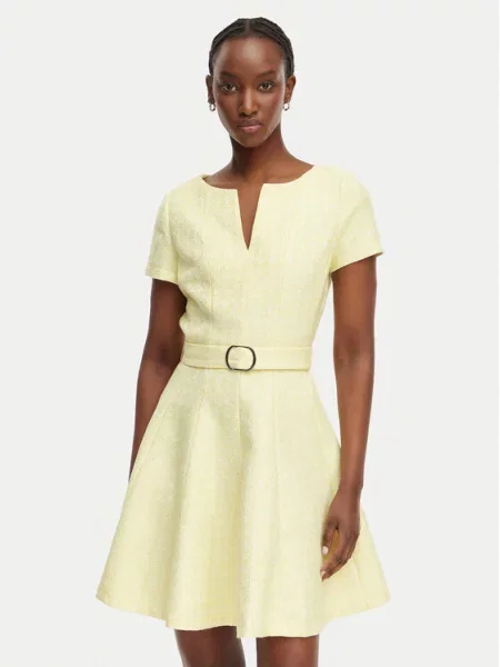 Morgan Rochie cocktail galben