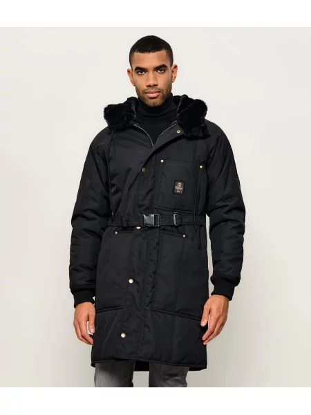 RefrigiWear Geacă parka | shearling negru