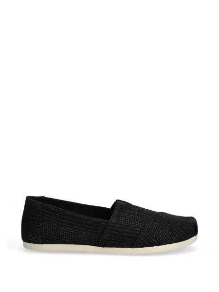 Balerini Toms cu vârf pătrat negru