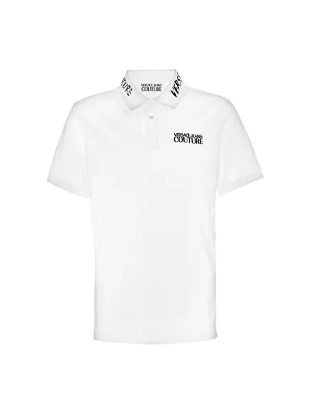 Koszulka polo Versace Jeans Couture biała