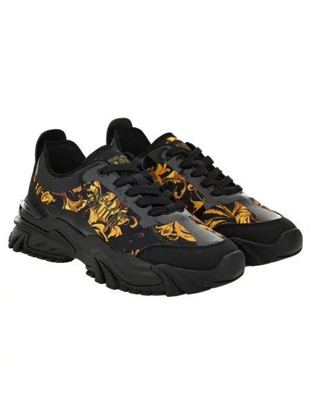 Versace Jeans Couture Obuwie Mężczyzna 42 EU Sneakers czarny
