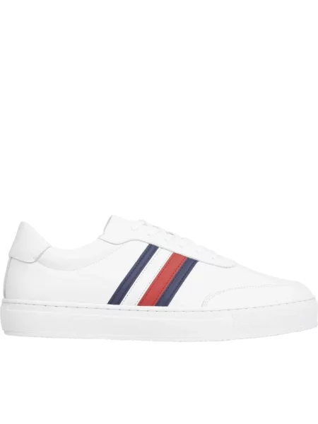 Sneakersy Tommy Hilfiger skórzane białe