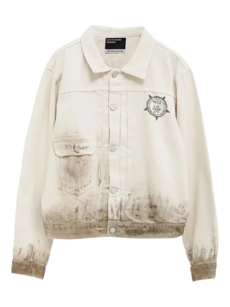 Kurtka jeansowa Enfants Riches Deprimes z przetarciami