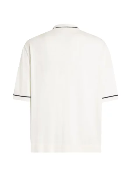 Cămașă Dolce & Gabbana de mătase alb