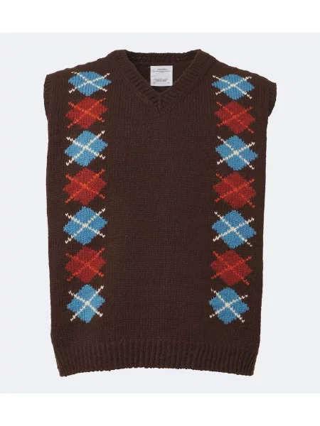Vestă Visvim de lână maro