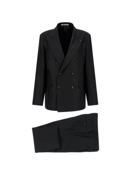 Costum Tagliatore cu două rânduri de nasturi gri