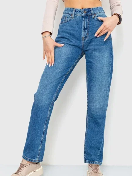 Джинси мом Ager синій