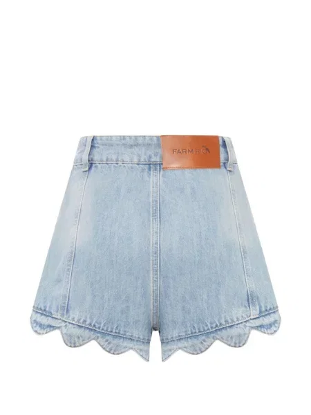 Pantaloni scurți din denim Farm Rio albastru