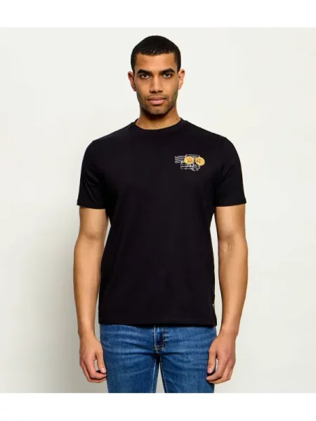 GUESS Tricou VACATION negru