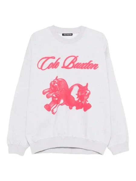 Pulover Cole Buxton cu imagine gri