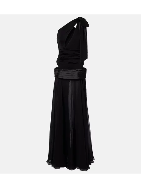 Rochie The New Arrivals Ilkyaz Ozel cu un umăr gol negru