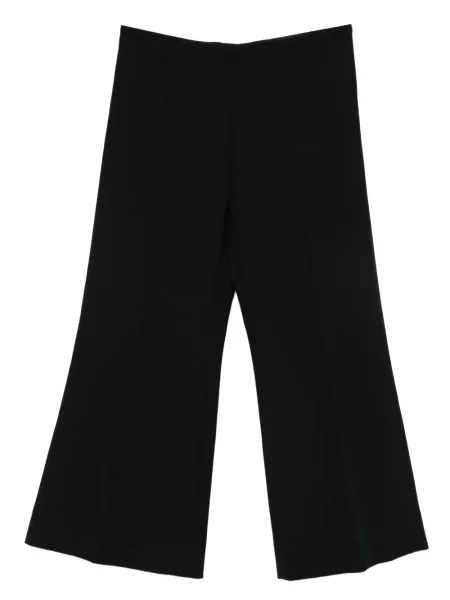 Pantaloni Khaite de mătase negru