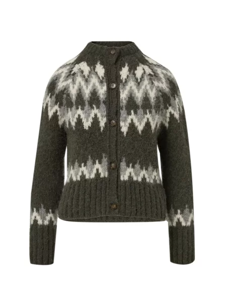 Cardigan Veronica Beard verde