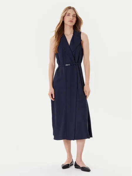 BOSS Коктейлна рокля Dimosa тъмносин