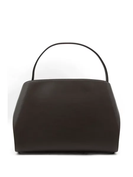 Geantă shopper Ferragamo din piele maro