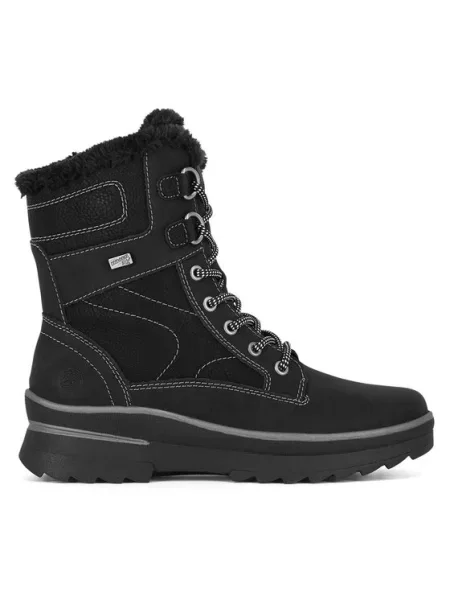 Členková obuv Remonte čierna