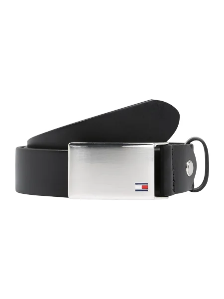 TOMMY HILFIGER Plaque argintiu negru