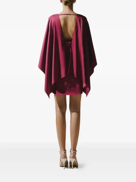 Rochie mini Baobab drapată roșu