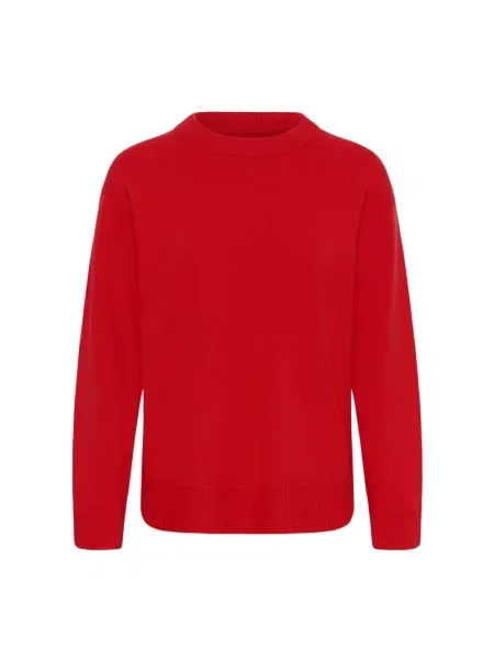 Dzianinowy sweter Part Two czerwony