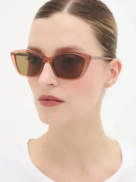 Saint Laurent ochelari de soare maro