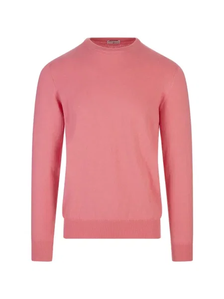 Kašmírový kašmírový svetr Fedeli růžový