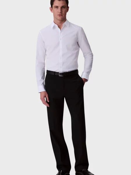 Стрейчевая рубашка Calvin Klein белая