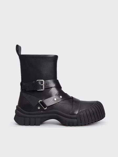 Кожаные ботинки Prpy черные