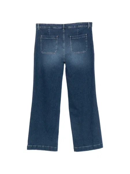 Blugi cu picior larg Maison123 albastru
